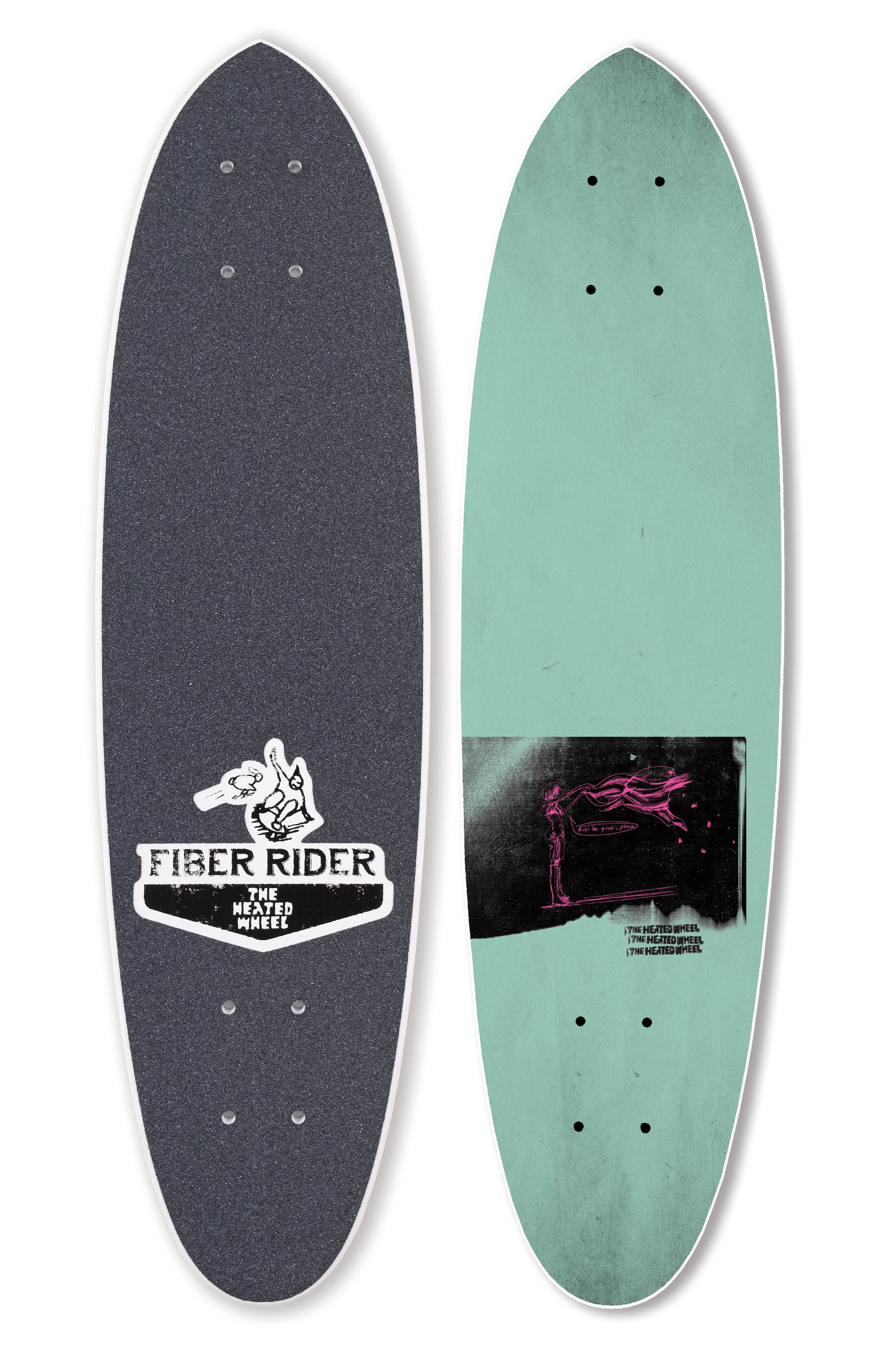 スケートボード FIBER RIDER Heated Wheel The Heated Wheel Fiber Rider Polarizer Skateboard – Soul Grind