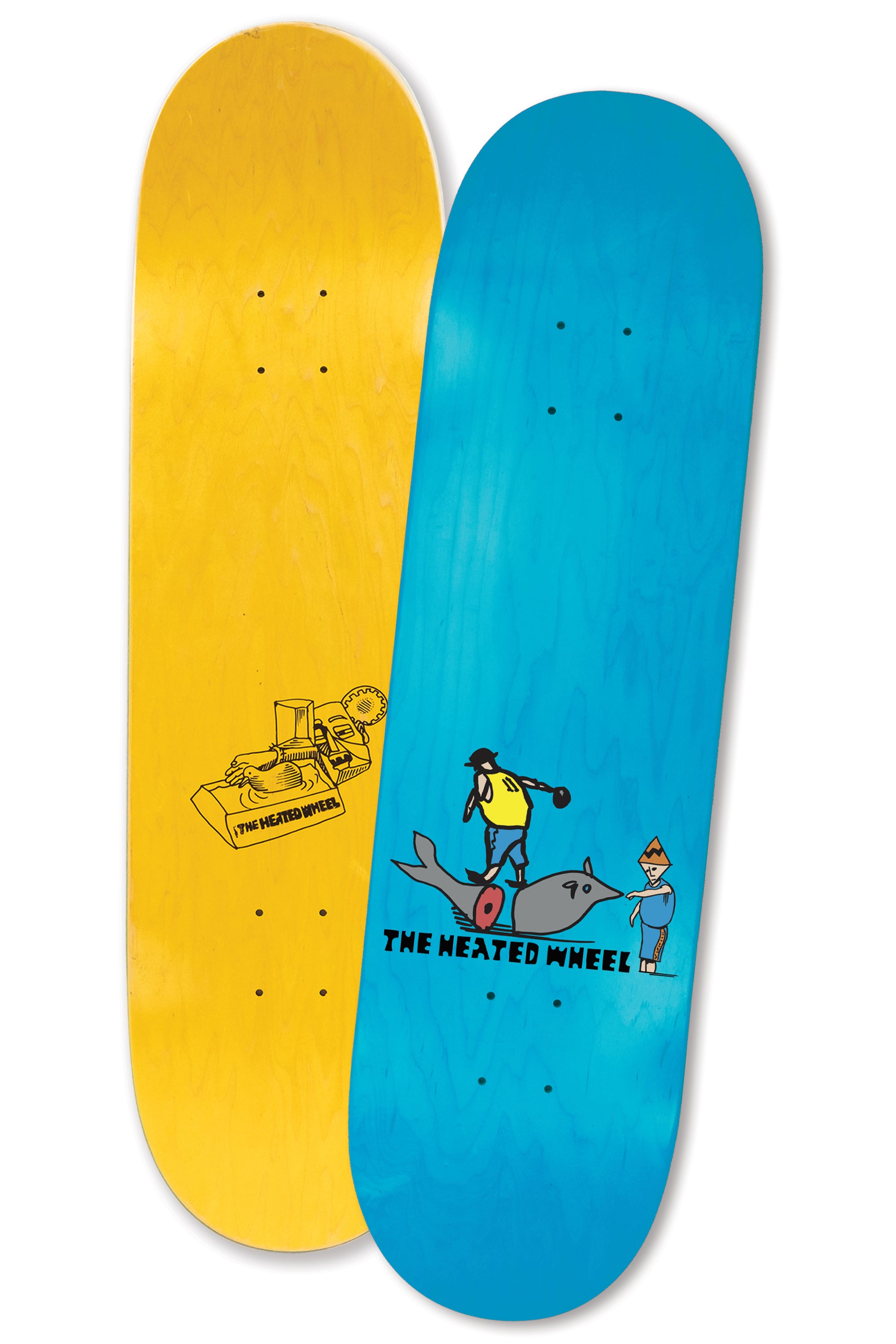 The Heated Wheel Skateboard Complete Ostrich 9.375