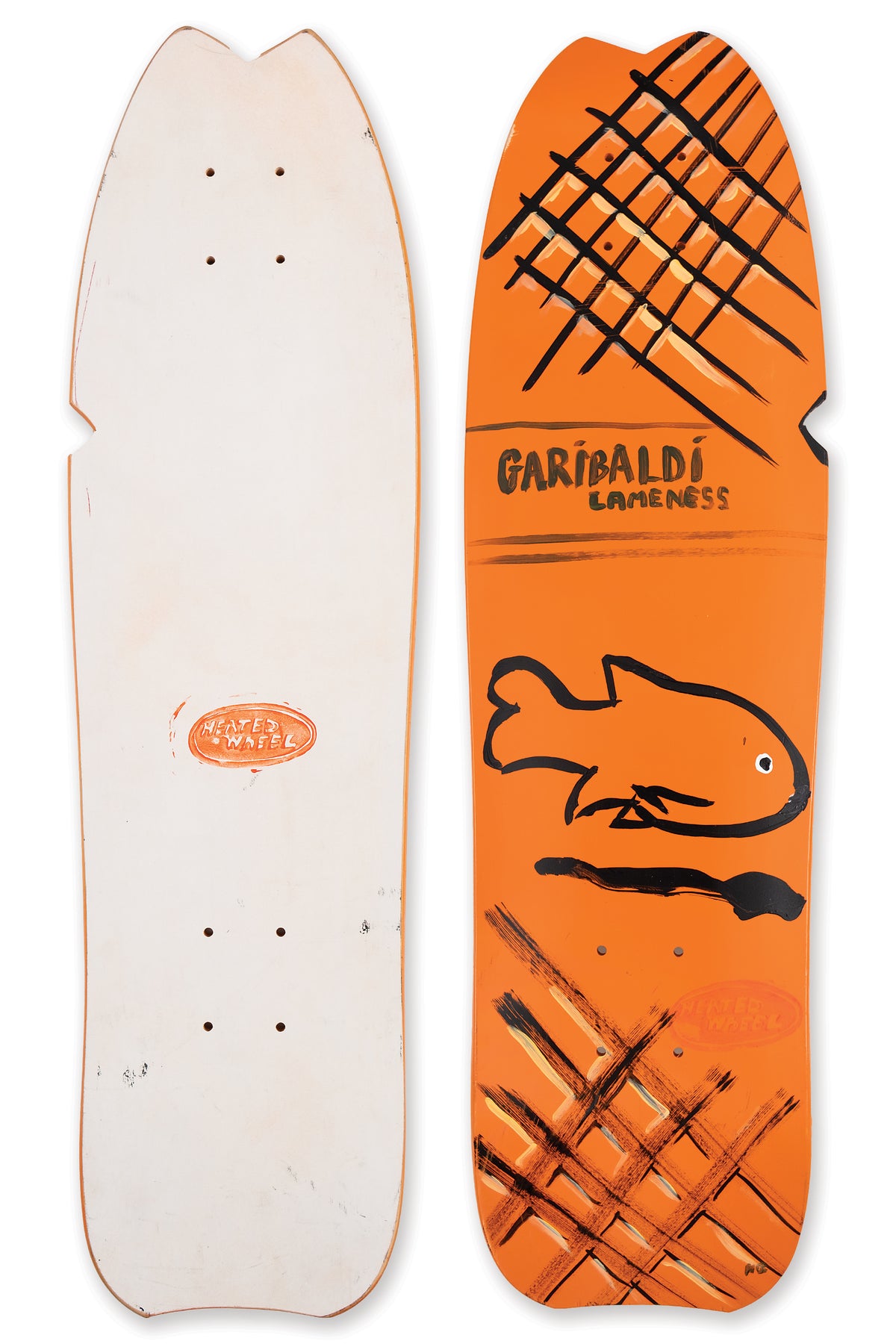 HAND CUT & PAINTED DECK BY NEIL BLENDER– The Heated Wheel
