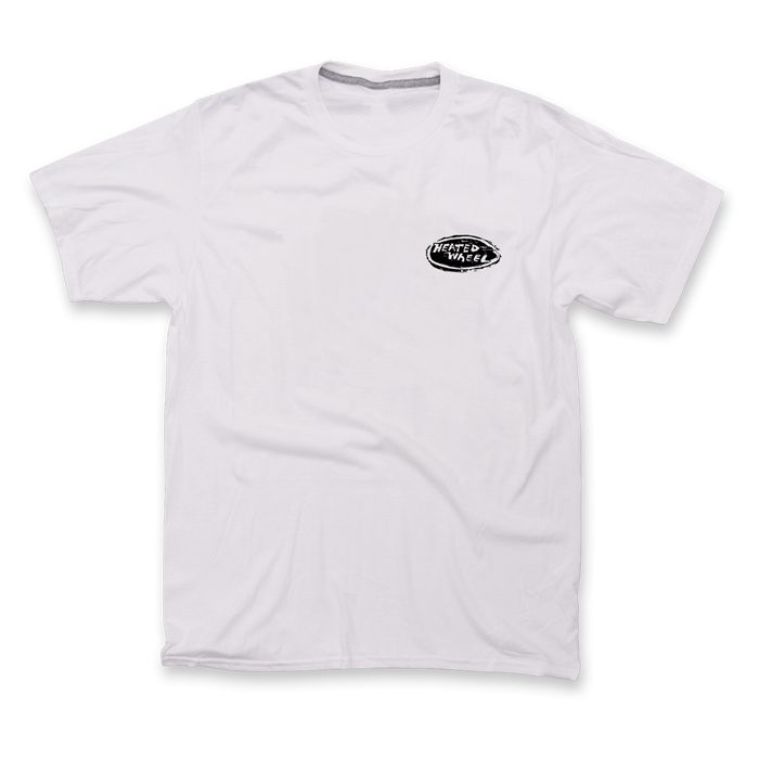 OVAL POCKET HIT PREMIUM T-SHIRT - WHITE