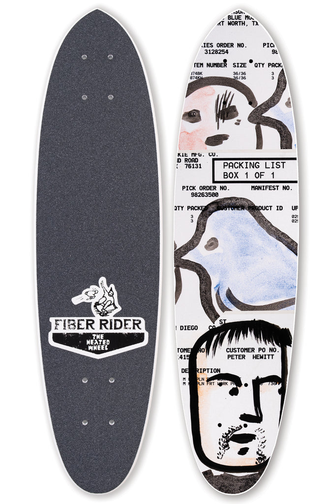 スケートボード Heated wheel Peter Hewitt HEATED WHEEL PETER HEWITT FIBER RIDER POLARIZER DECK 2025 (6