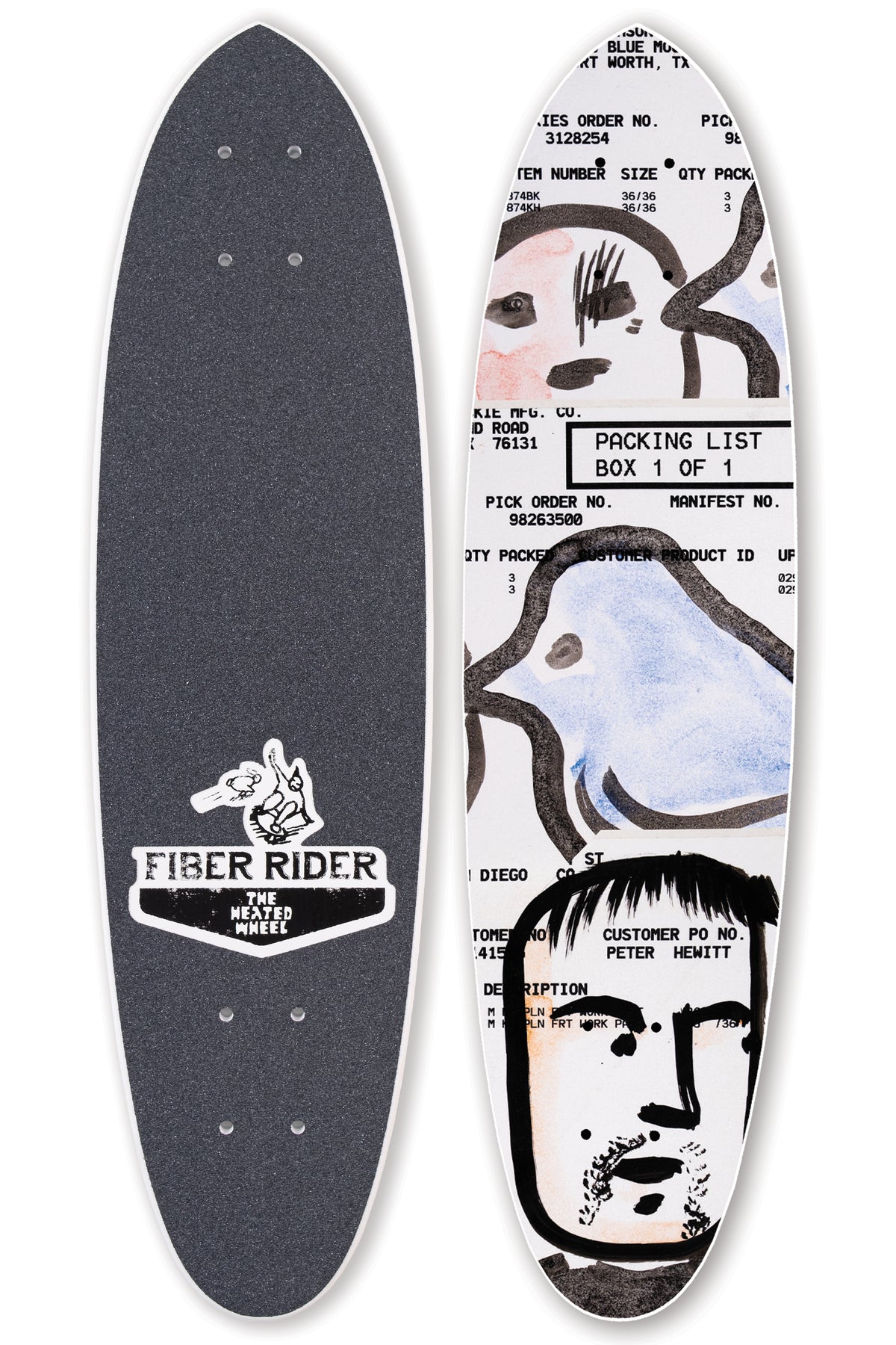 スケートボード Heated wheel Peter Hewitt PETER HEWITT * FIBER RIDER DECK– The Heated Wheel