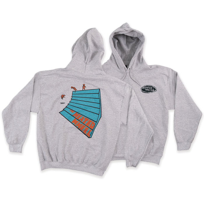 SLAM TIME • PREMIUM HOODIE • CYAN/AUBURN